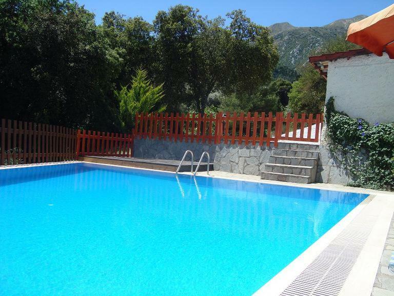 Villa'S Ground Floor Apartment With 60 Qm Swimming Pool Agios Christoforos  Exterior foto