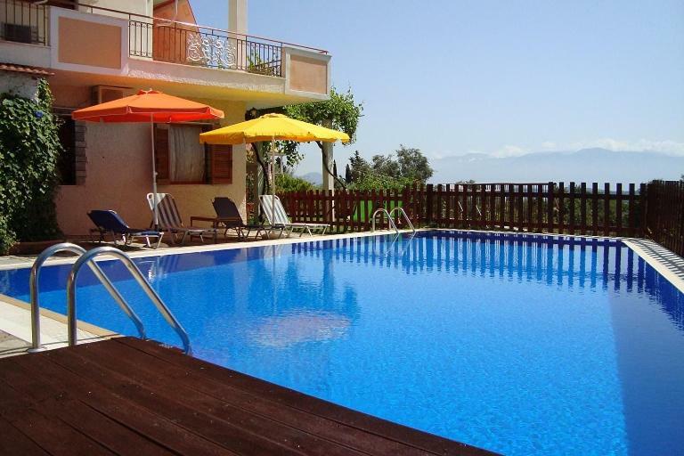 Villa'S Ground Floor Apartment With 60 Qm Swimming Pool Agios Christoforos  Exterior foto